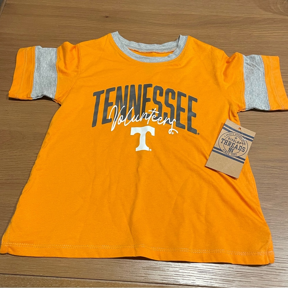 Rivalry Threads Orange and Gray Kids Tee